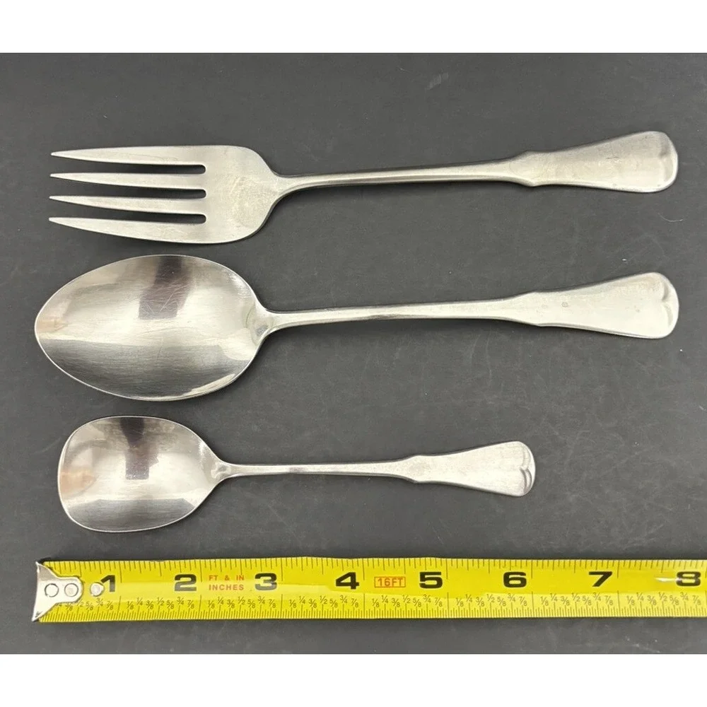 Oneida Patrick Henry 2 Tablespoons 1 Meat Fork 1 Sugar Spoon Community Stainless